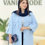 شومیز صلیبی جلو دکمه کد h289
