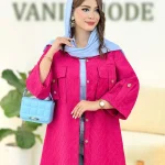 شومیز صلیبی طرح لوزی کد h290