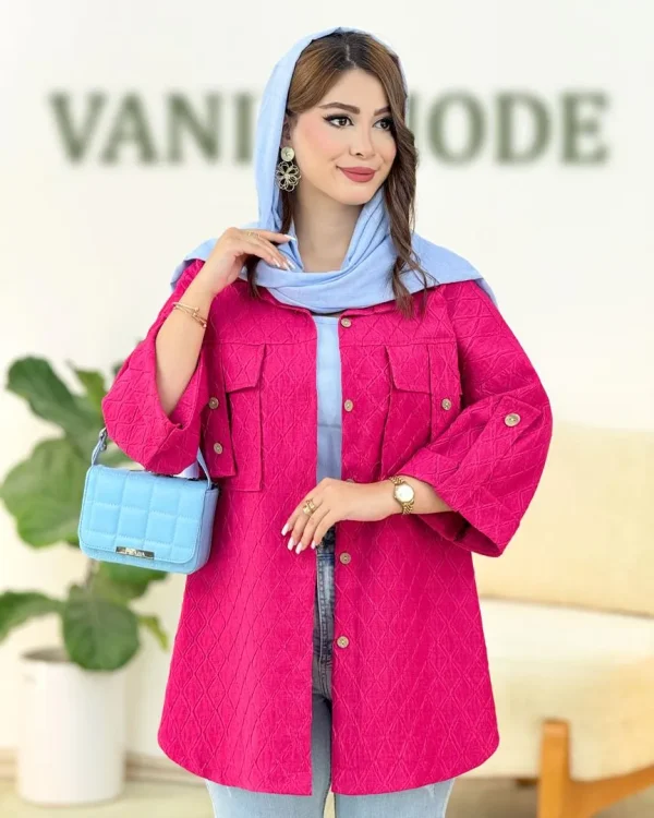 شومیز صلیبی طرح لوزی کد h290