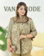 شومیز طرحدار شانتون چاپی کد h305
