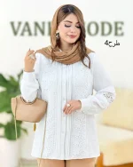 شومیز عروسکی گیپوردار کد g823 1