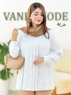 شومیز عروسکی گیپوردار کد g823