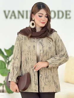 شومیز هلال دار گازوییلی کدh338