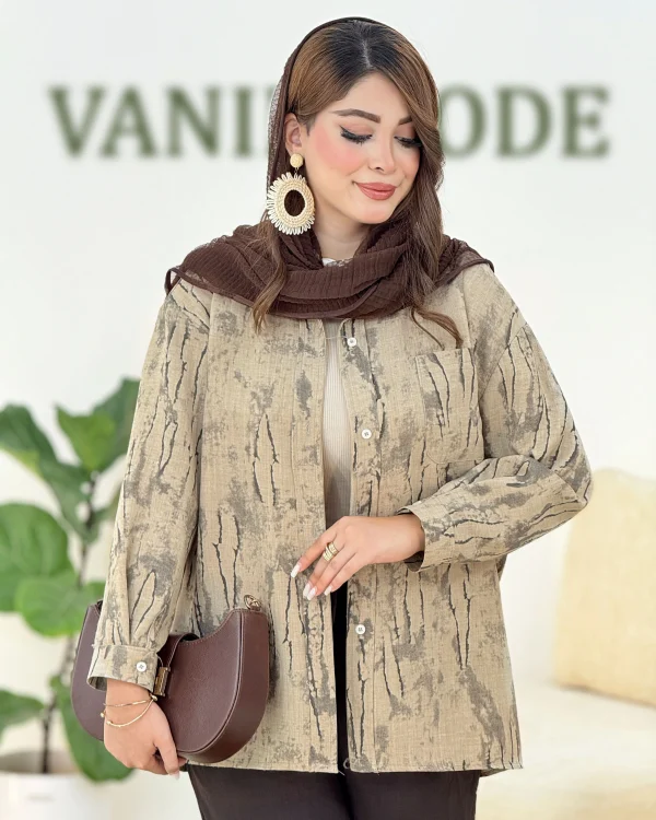 شومیز هلال دار گازوییلی کدh338