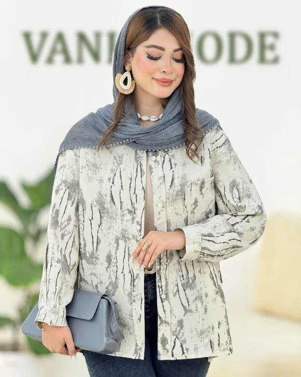 شومیز هلال دار گازوییلی کدh338