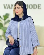 شومیز پایین هلال آستین پاگون دار کدH157 2