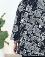 شومیز کوک دوزی دکمه خور کدh301 ۳