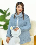 شومیز گازوییلی پایین هلال دار کدh338-2