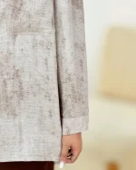 شومیز گازوییلی پایین هلال دار کدh338-4