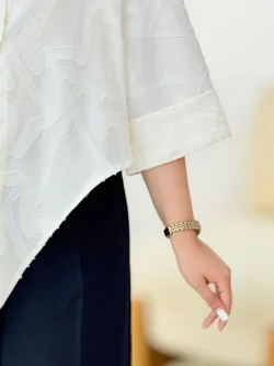 شومیز گره ای آستین سرخود کدh266