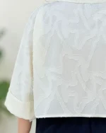 شومیز گره ای آستین سرخود کدh266 3