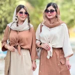 شومیز گره ای پیش بلند پشت کوتاه کد H268