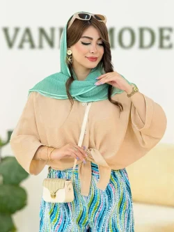 شومیز گره ای پیش بلند پشت کوتاه کد H268