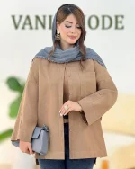 مانتو لینن سرشانه افتاده کد h246 4