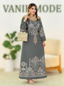 پیراهن بلند ساحلی پیلی دار کدh355