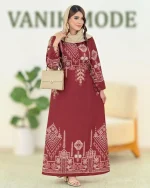 پیراهن بلند ساحلی پیلی دار کدh355-8