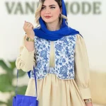 پیراهن جلیقه با کمربند کد h178