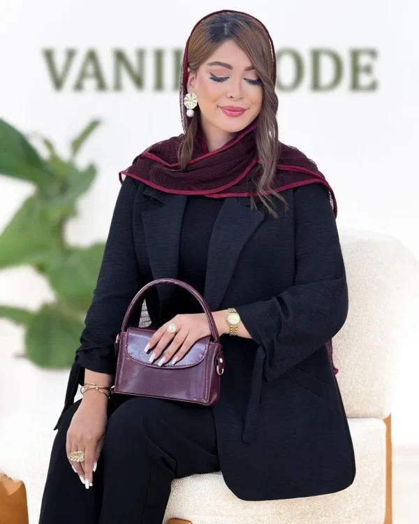 کت جلو باز هلال دار کدh168