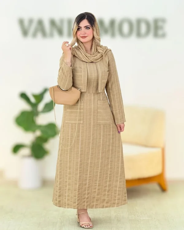 کت سارافون بنددار کدh336