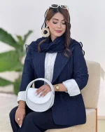 کت پرستیژ یقه بلیزر کدh343-3