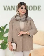 کت پرستیژ یقه بلیزر کدh343-5