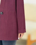 کت یقه هفت آستین پاکتی کدh2933
