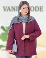 کت یقه هفت آستین پاکتی کدh2934