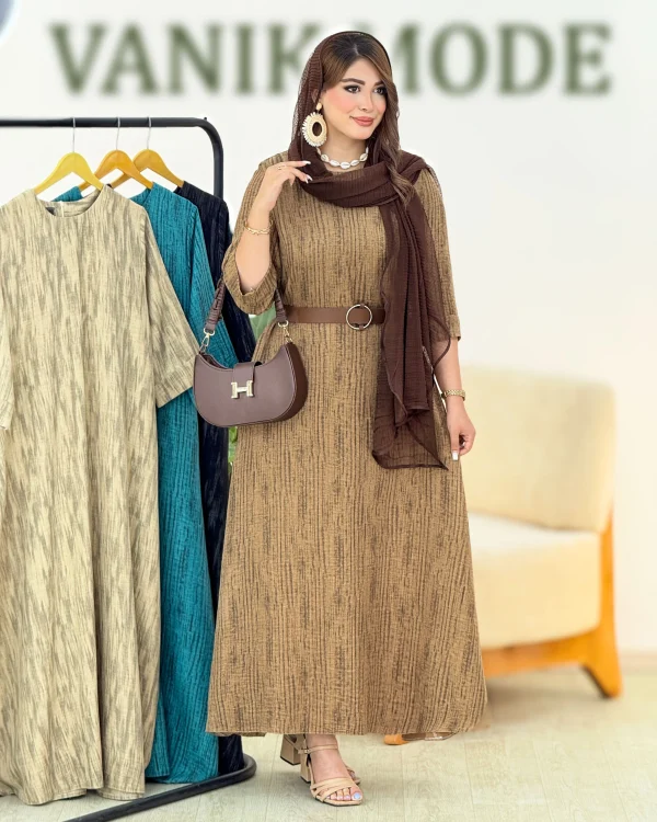 کفتان آستین مچ دار ماکسی کد h358