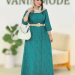 کفتان آستین مچ دار ماکسی کد h358