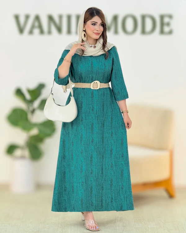 کفتان آستین مچ دار ماکسی کد h358