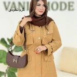 بارونی چهار جیب یقه سگک دار کد h494