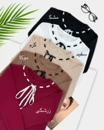 بلوز یقه سه سانت فانریپ کد h493