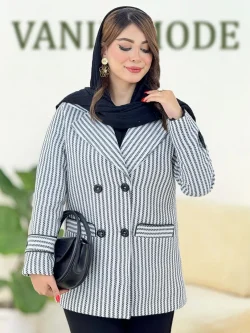 کت گندمی آستردوزی کد g319