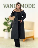 اورکت یقه انگلیسی دیپلمات به همراه کمربند کدh373-5