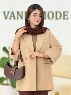 کت مازراتی یقه انگلیسی جیب نما کد h383