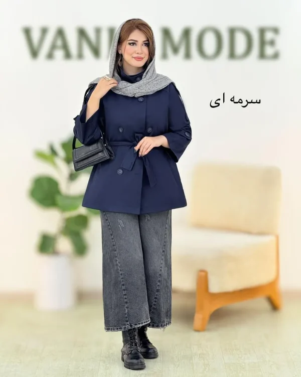 بارونی کتان تی سی دوجیب کد h512