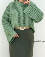 بلوز بافت یقه گرد کد H413 (2)