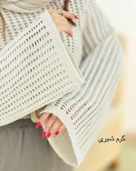 بلوز بافت یقه گرد کد H413 (2)