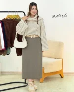 بلوز بافت یقه گرد کد H413 (3)