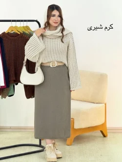 بلوز بافت یقه گرد کد H413