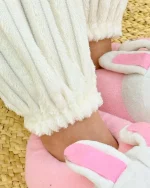 بلوز یقه گرد شلوار راسته تدی کد h476 3
