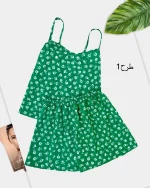 تاپ شلوارک بوگاتی چاپی کدh371−1
