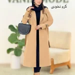 ترنچ کت بلند یقه سگک کد h472