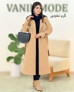ترنچ کت بلند یقه سگک کد h472 4