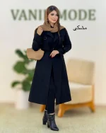 ترنچ کت بلند یقه سگک کد h472 7