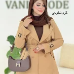 ترنچ کت بنددار کتان زارا کد h473