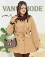 ترنچ کت دو تیکه کد h444