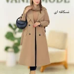 ترنچ کت یقه انگلیسی بلند کد h470