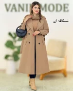 ترنچ کت یقه انگلیسی بلند کد h470۳