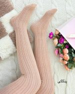 جوراب شلواری گندمی کد H419